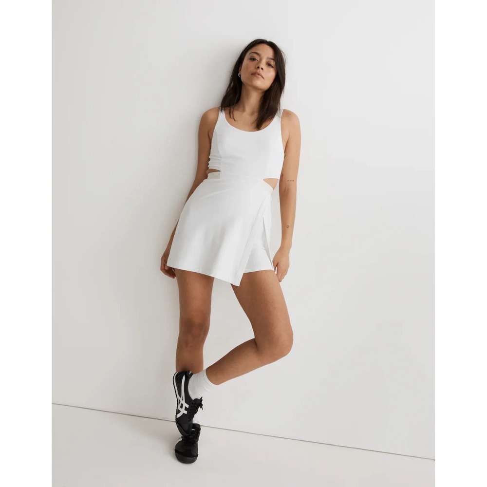 Outdoor Voices Exercise Court Dress Womens XS‎ White Athletic Tennis Activewear